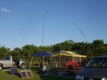 Photo of most of the 2015 IOTA station from Okracoke Island.